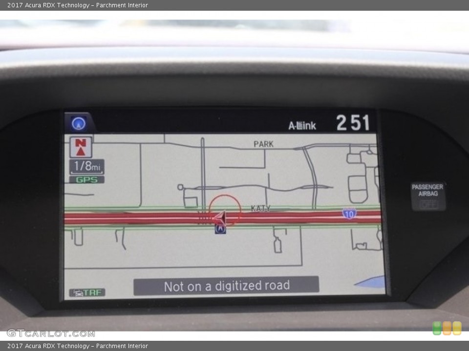 Parchment Interior Navigation for the 2017 Acura RDX Technology #112181044