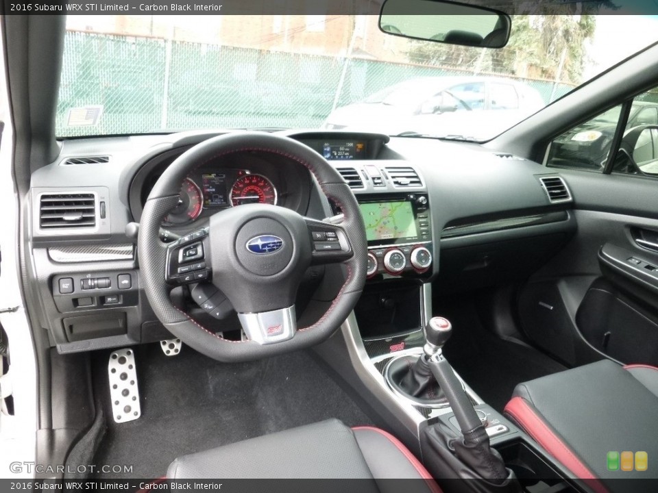 Carbon Black Interior Prime Interior for the 2016 Subaru WRX STI Limited #112186269
