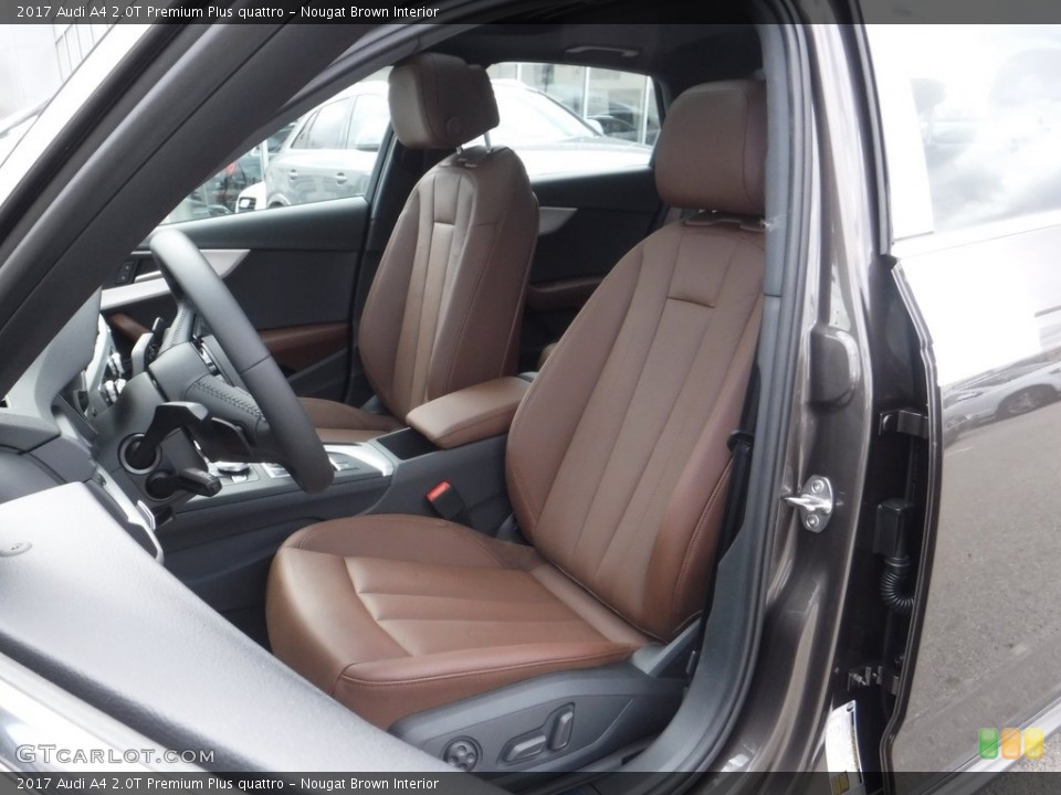 Nougat Brown Interior Front Seat for the 2017 Audi A4 2.0T Premium Plus quattro #112189032