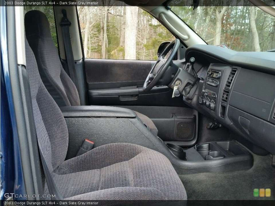 Dark Slate Gray Interior Front Seat for the 2003 Dodge Durango SLT 4x4 #112190175
