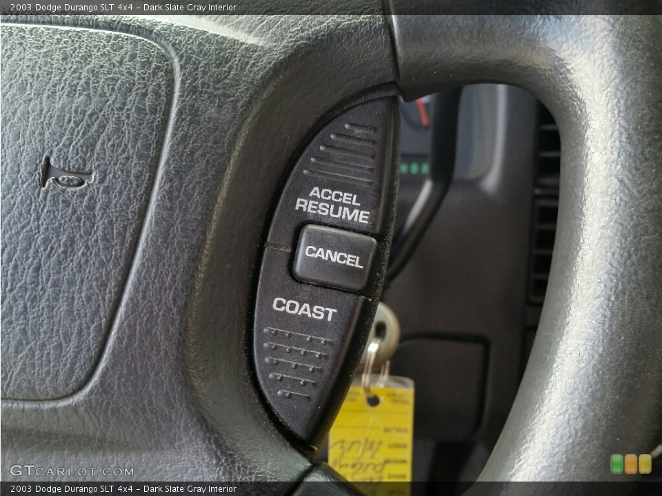 Dark Slate Gray Interior Controls for the 2003 Dodge Durango SLT 4x4 #112190583