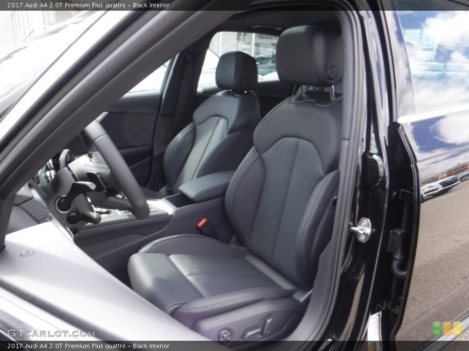 Black Interior Front Seat for the 2017 Audi A4 2.0T Premium Plus quattro #112190874