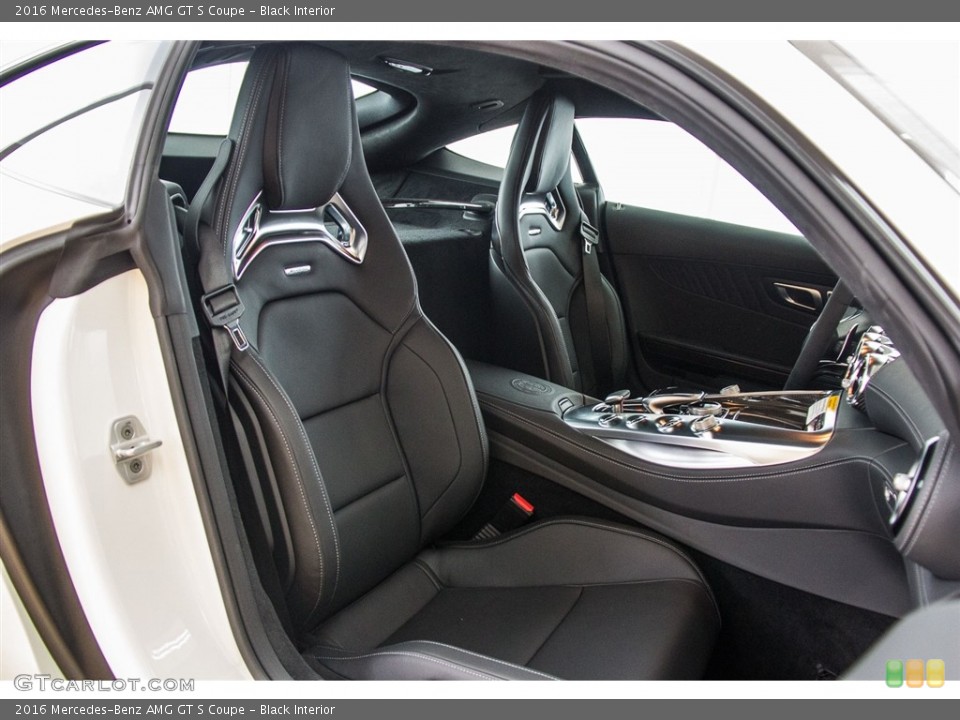Black Interior Front Seat for the 2016 Mercedes-Benz AMG GT S Coupe #112197777