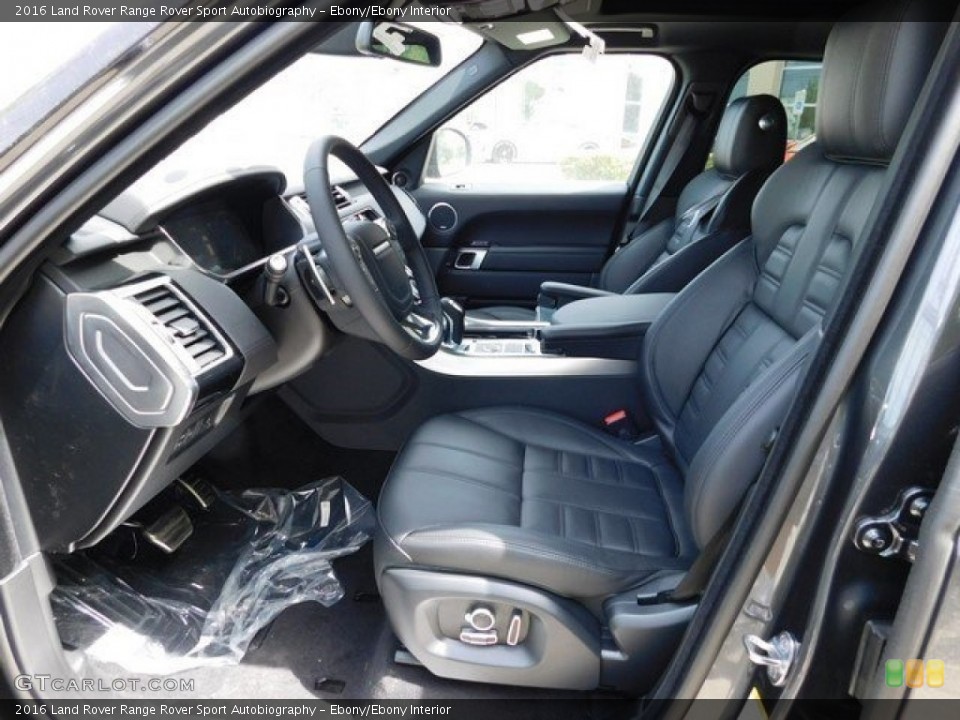 Ebony/Ebony Interior Photo for the 2016 Land Rover Range Rover Sport Autobiography #112206990