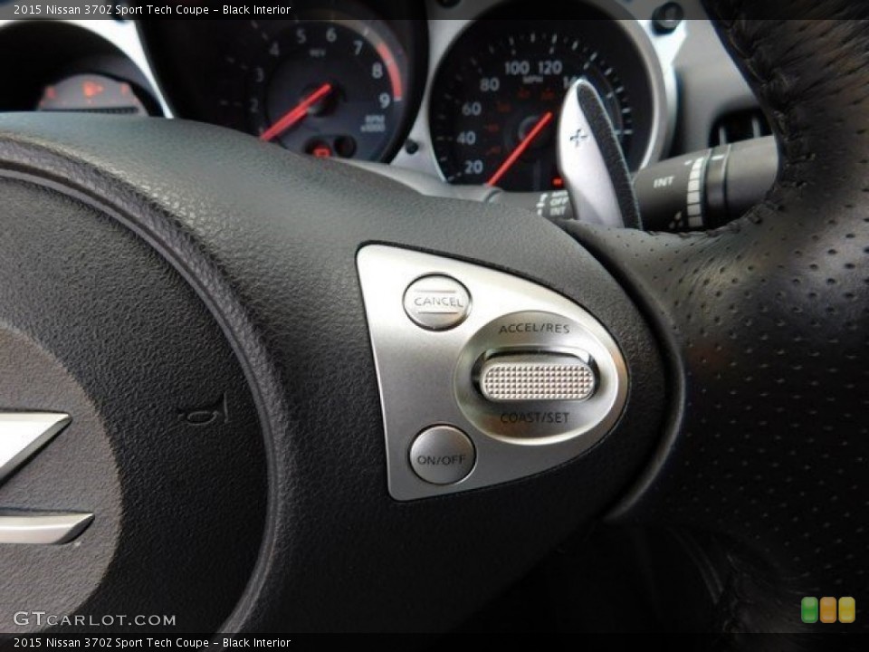 Black Interior Controls for the 2015 Nissan 370Z Sport Tech Coupe #112207432