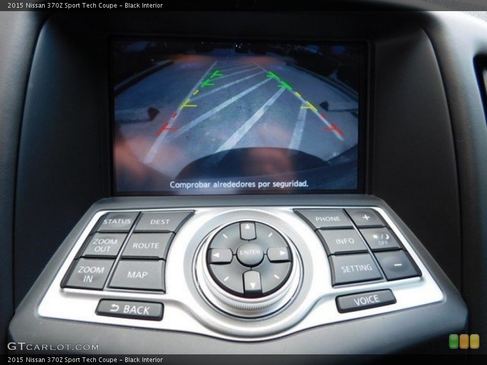 Black Interior Controls for the 2015 Nissan 370Z Sport Tech Coupe #112207539