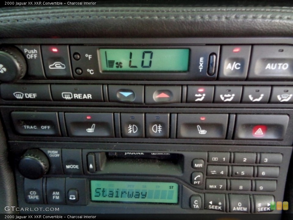Charcoal Interior Controls for the 2000 Jaguar XK XKR Convertible #112222739