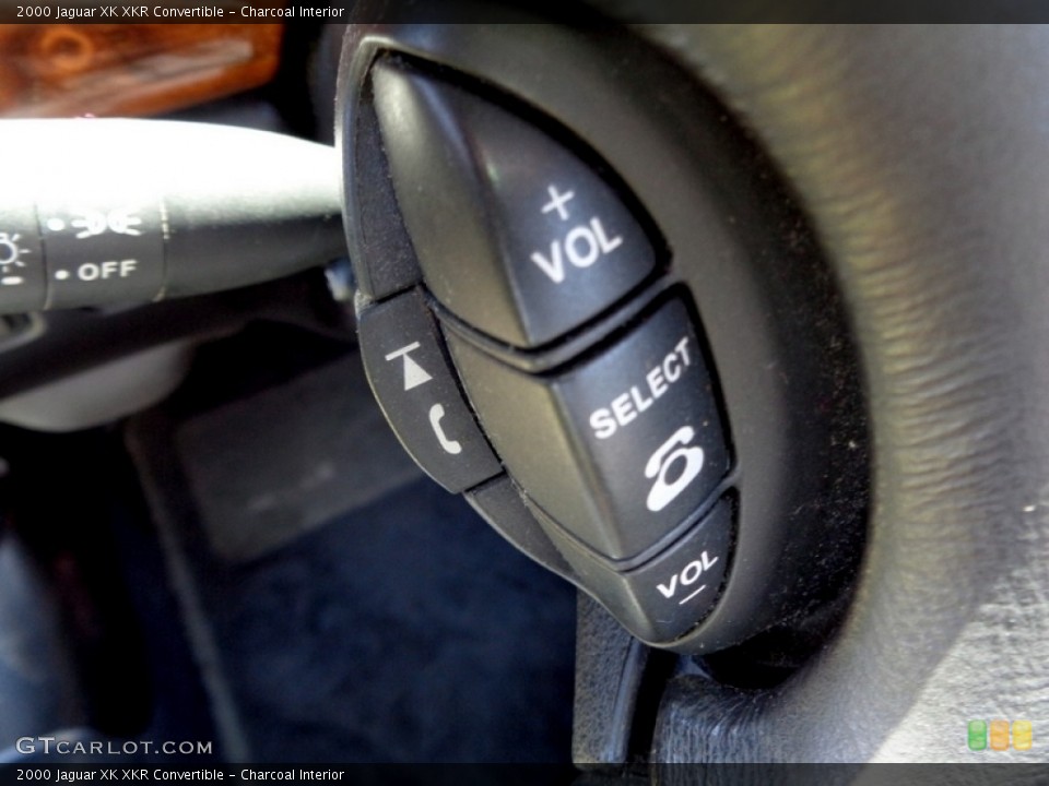 Charcoal Interior Controls for the 2000 Jaguar XK XKR Convertible #112222955