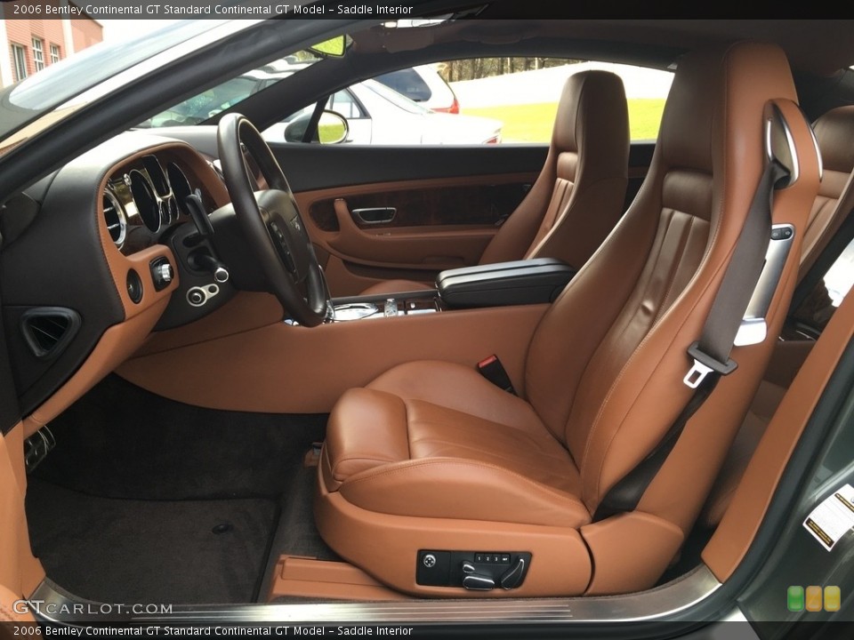 Saddle Interior Front Seat for the 2006 Bentley Continental GT  #112230830