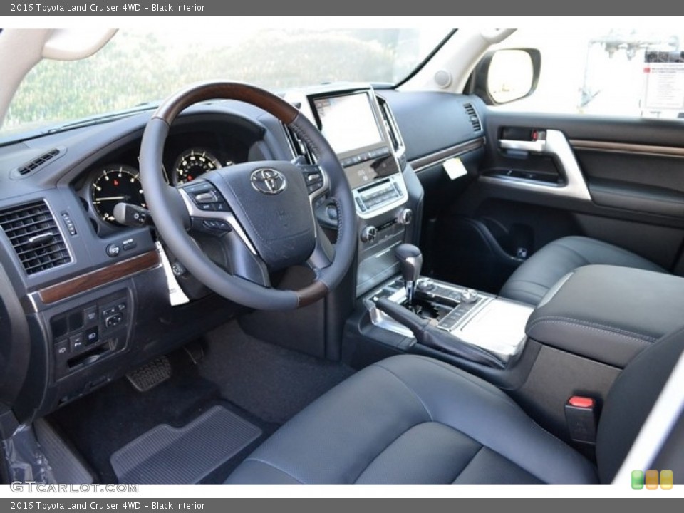 Black 2016 Toyota Land Cruiser Interiors