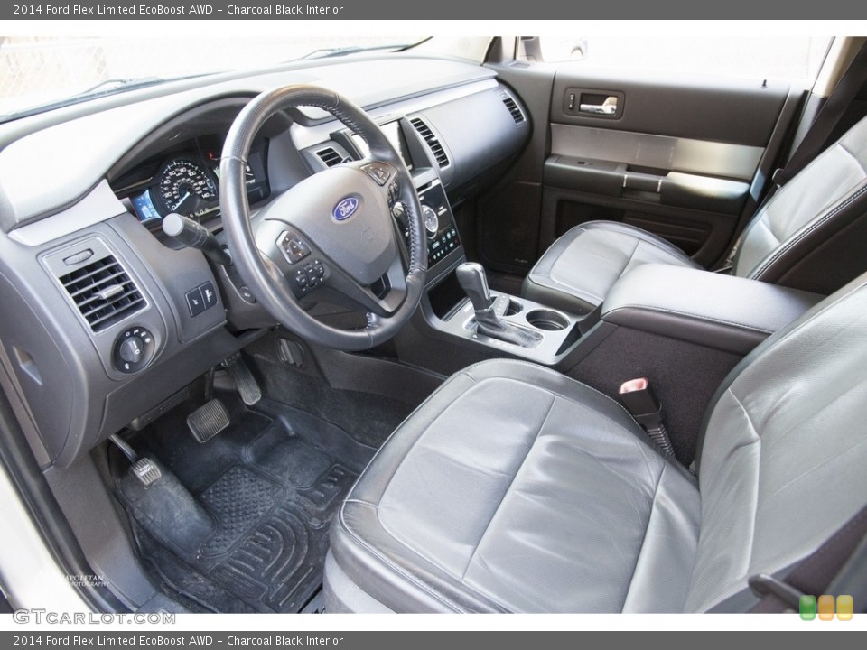 Charcoal Black Interior Prime Interior for the 2014 Ford Flex Limited EcoBoost AWD #112265317