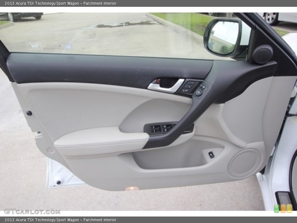 Parchment Interior Door Panel for the 2013 Acura TSX Technology Sport Wagon #112294542