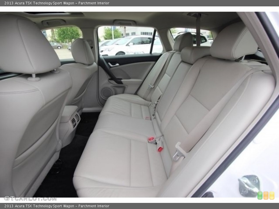 Parchment Interior Rear Seat for the 2013 Acura TSX Technology Sport Wagon #112294590