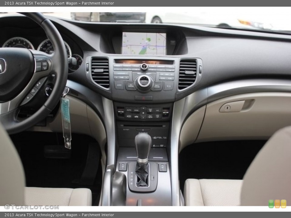Parchment Interior Dashboard for the 2013 Acura TSX Technology Sport Wagon #112294731