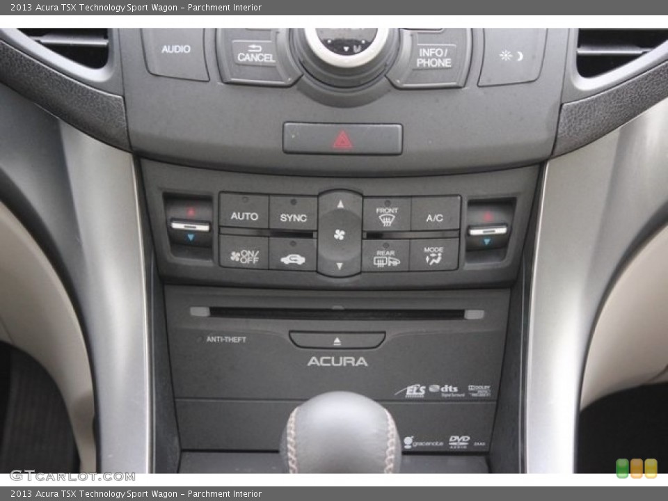 Parchment Interior Controls for the 2013 Acura TSX Technology Sport Wagon #112294815