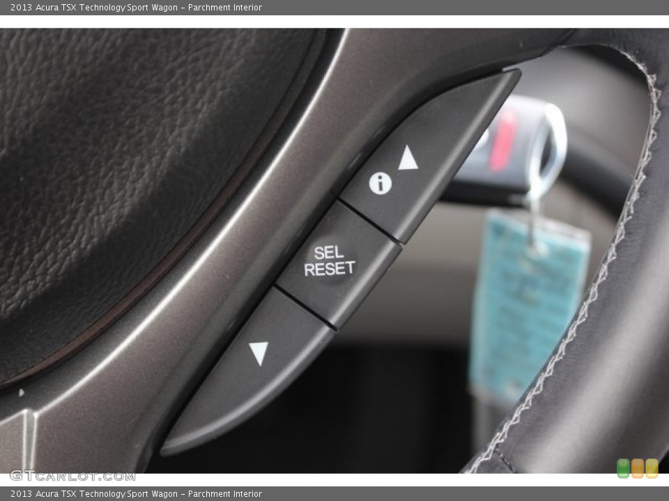 Parchment Interior Steering Wheel for the 2013 Acura TSX Technology Sport Wagon #112295061