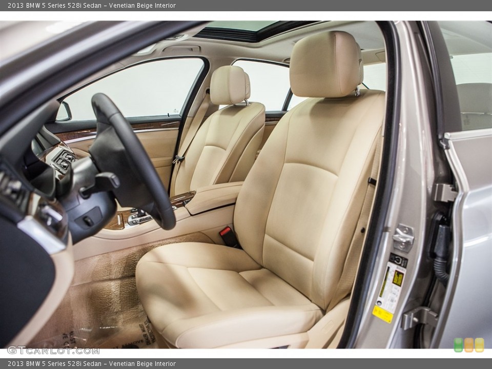 Venetian Beige Interior Photo for the 2013 BMW 5 Series 528i Sedan #112303431