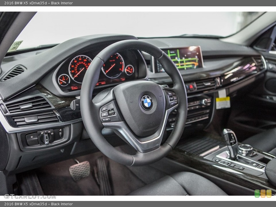 Black Interior Dashboard for the 2016 BMW X5 xDrive35d #112309026