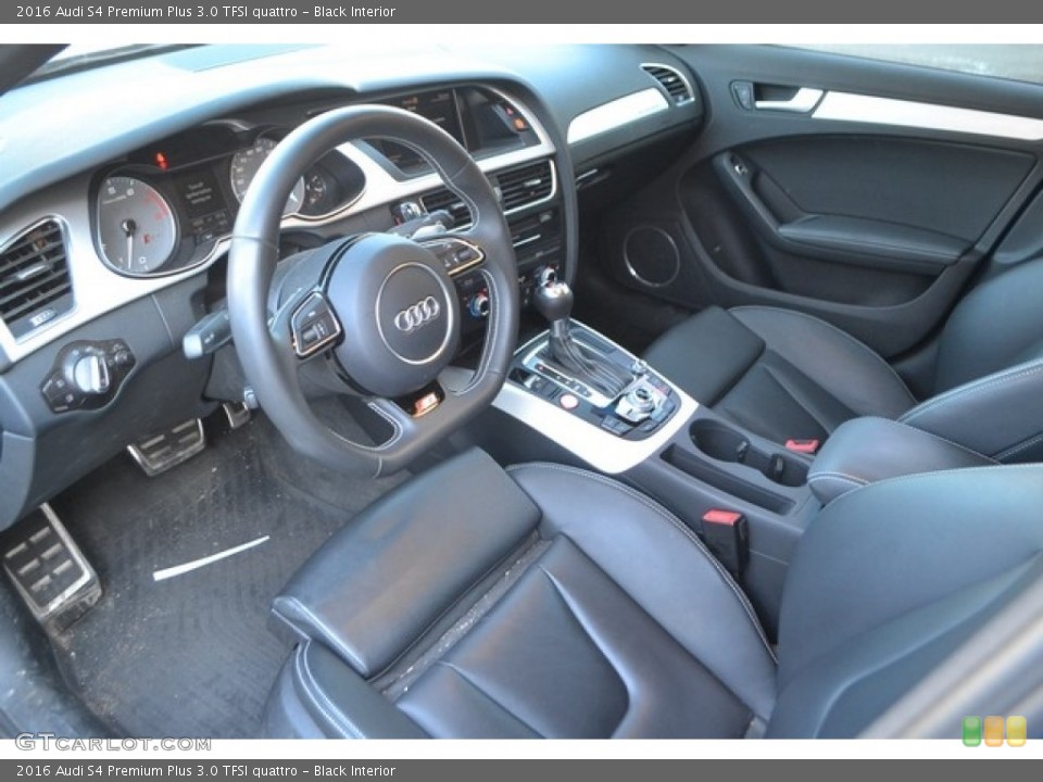 Black 2016 Audi S4 Interiors