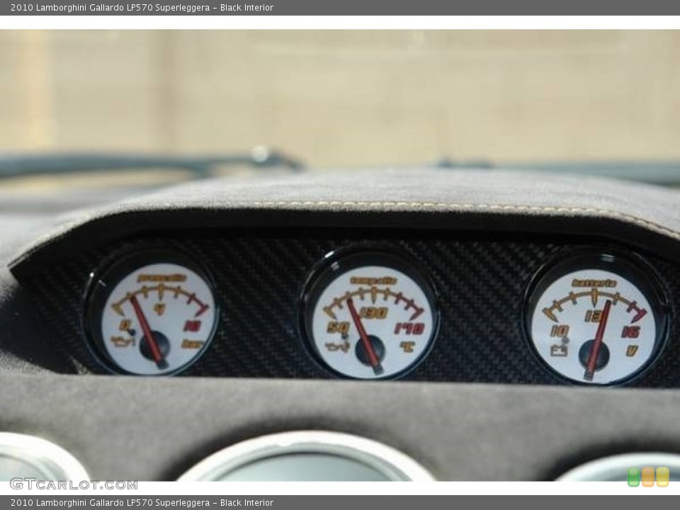 Black Interior Gauges for the 2010 Lamborghini Gallardo LP570 Superleggera #112317837