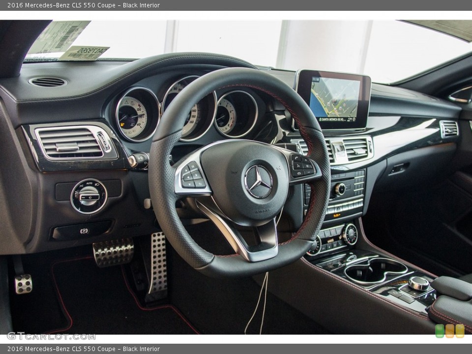 Black Interior Dashboard for the 2016 Mercedes-Benz CLS 550 Coupe #112352434
