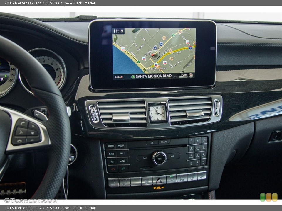 Black Interior Controls for the 2016 Mercedes-Benz CLS 550 Coupe #112352530