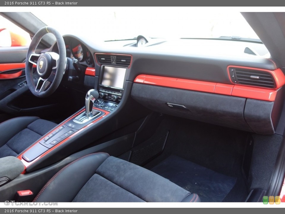 Black Interior Dashboard for the 2016 Porsche 911 GT3 RS #112358401