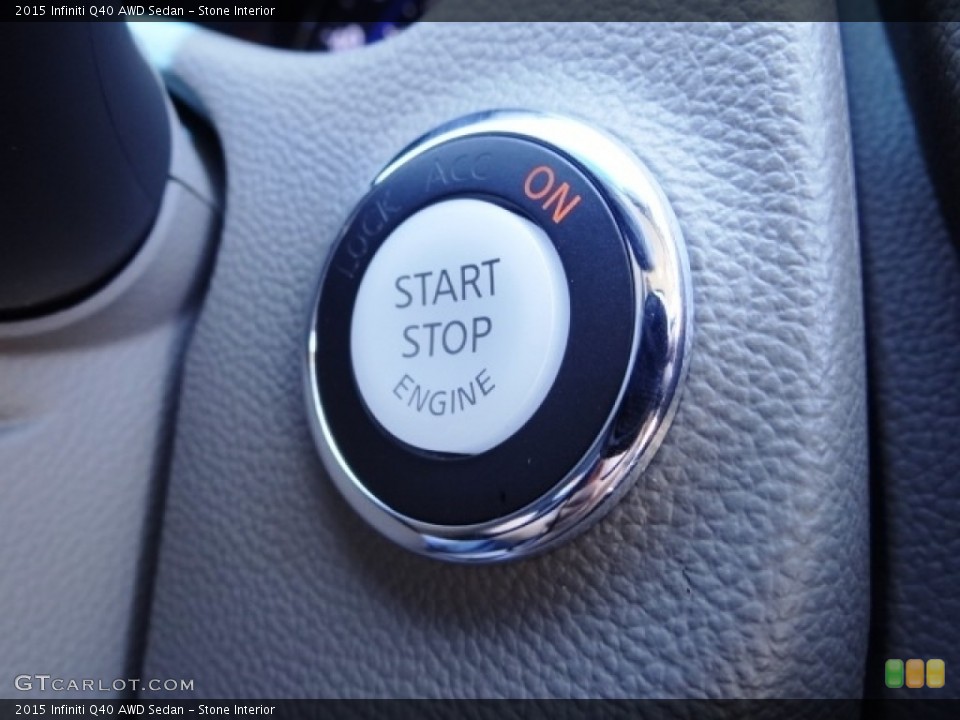Stone Interior Controls for the 2015 Infiniti Q40 AWD Sedan #112382246