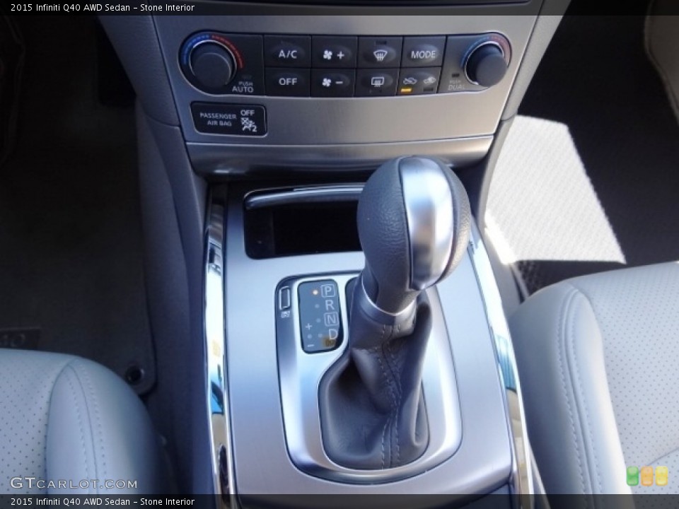 Stone Interior Transmission for the 2015 Infiniti Q40 AWD Sedan #112382333