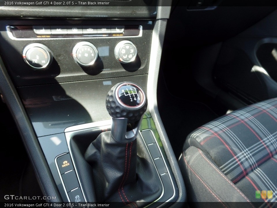 Titan Black Interior Transmission for the 2016 Volkswagen Golf GTI 4 Door 2.0T S #112409894