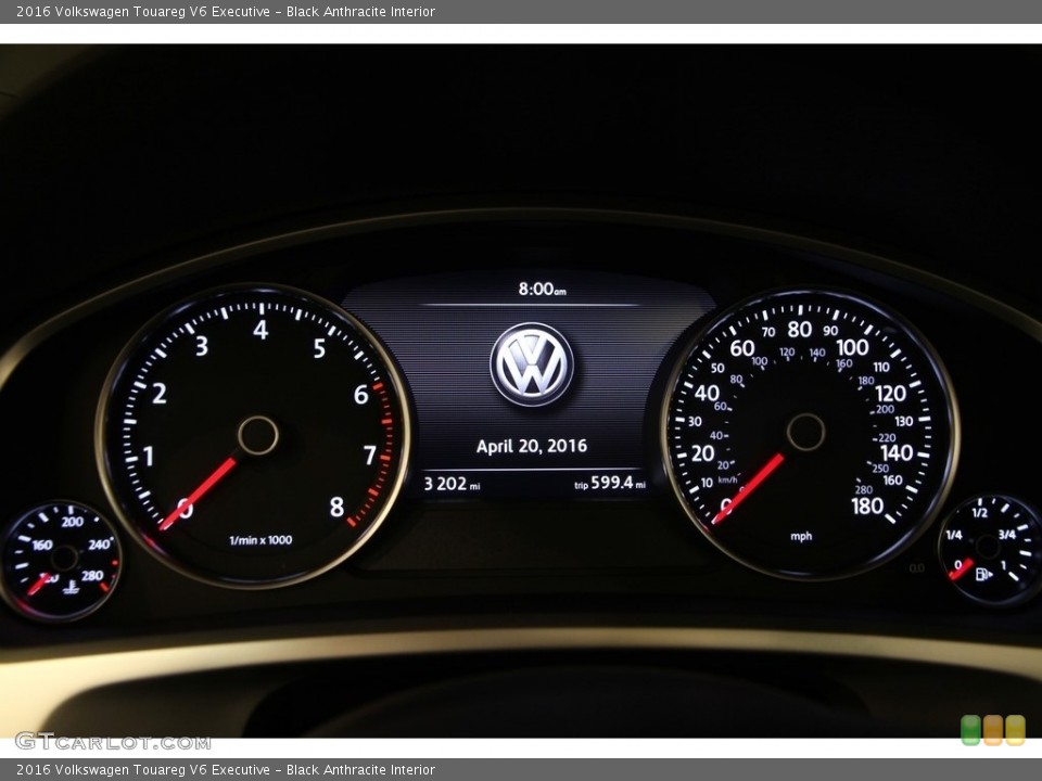 Black Anthracite Interior Gauges for the 2016 Volkswagen Touareg V6 Executive #112433384