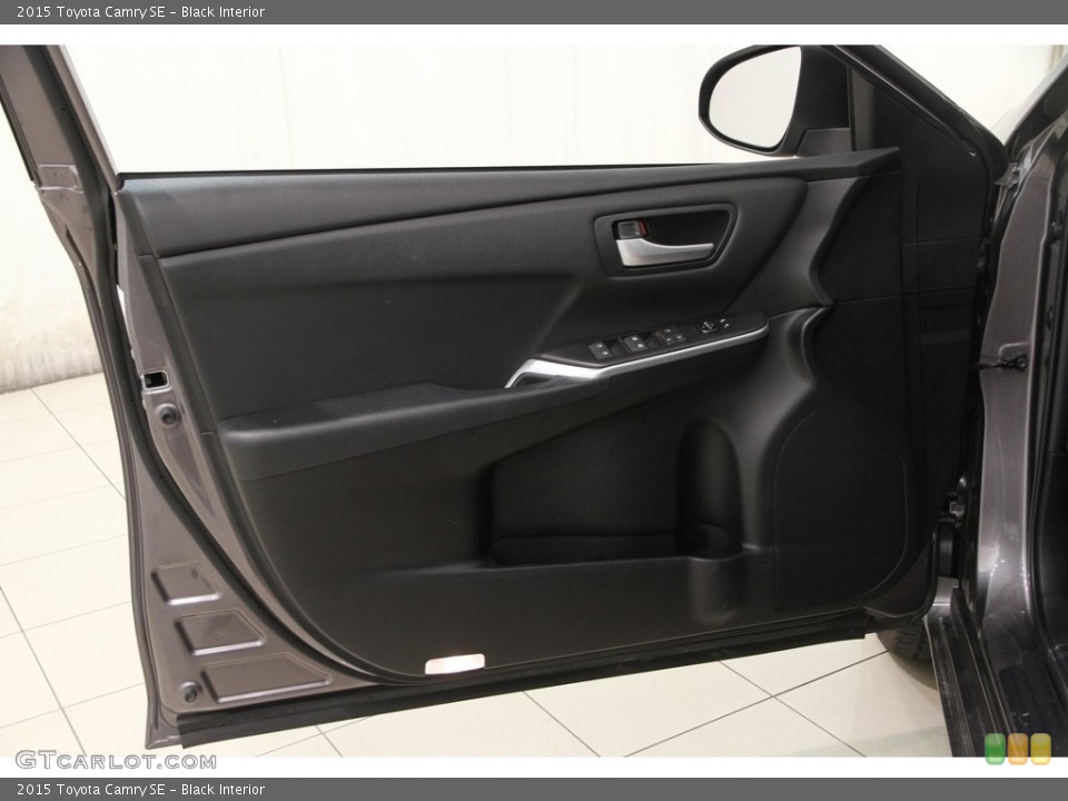 Black Interior Door Panel for the 2015 Toyota Camry SE #112436264