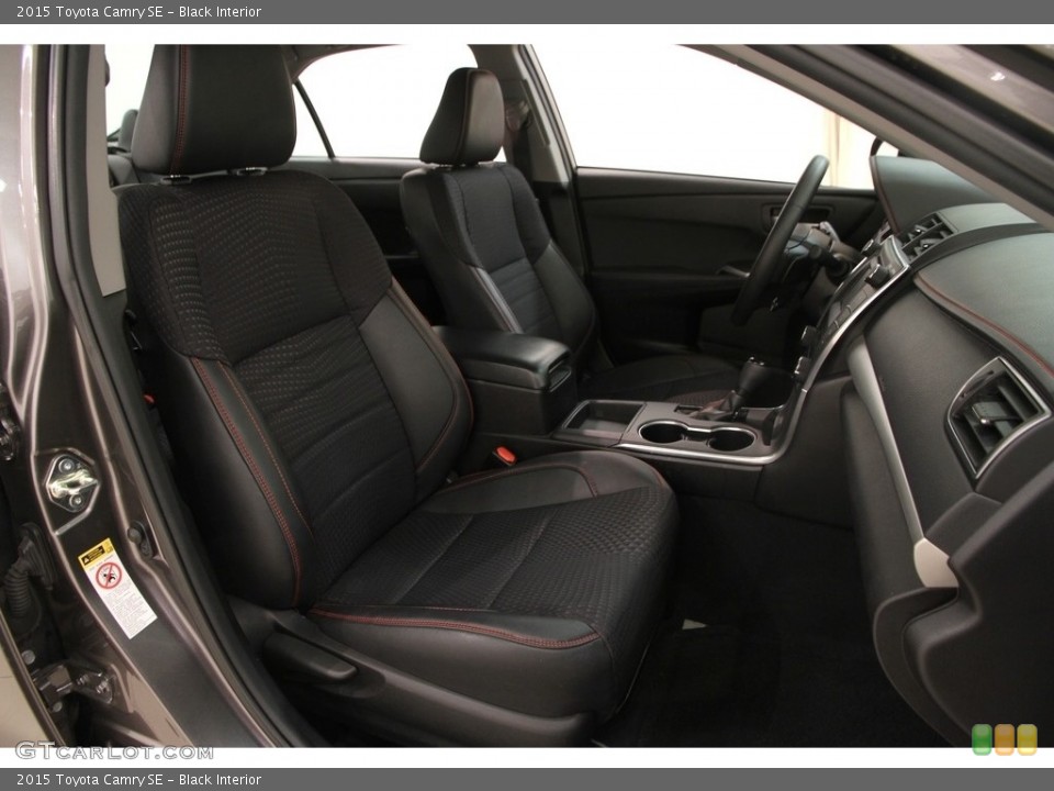 Black Interior Front Seat for the 2015 Toyota Camry SE #112436429