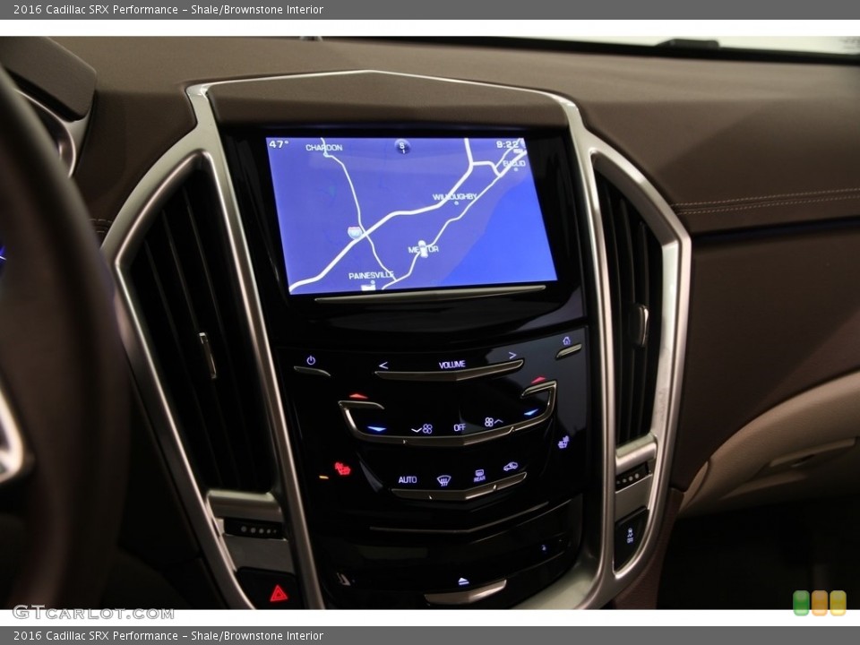 Shale/Brownstone Interior Navigation for the 2016 Cadillac SRX Performance #112443812