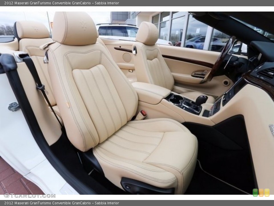 Sabbia Interior Front Seat for the 2012 Maserati GranTurismo Convertible GranCabrio #112448499