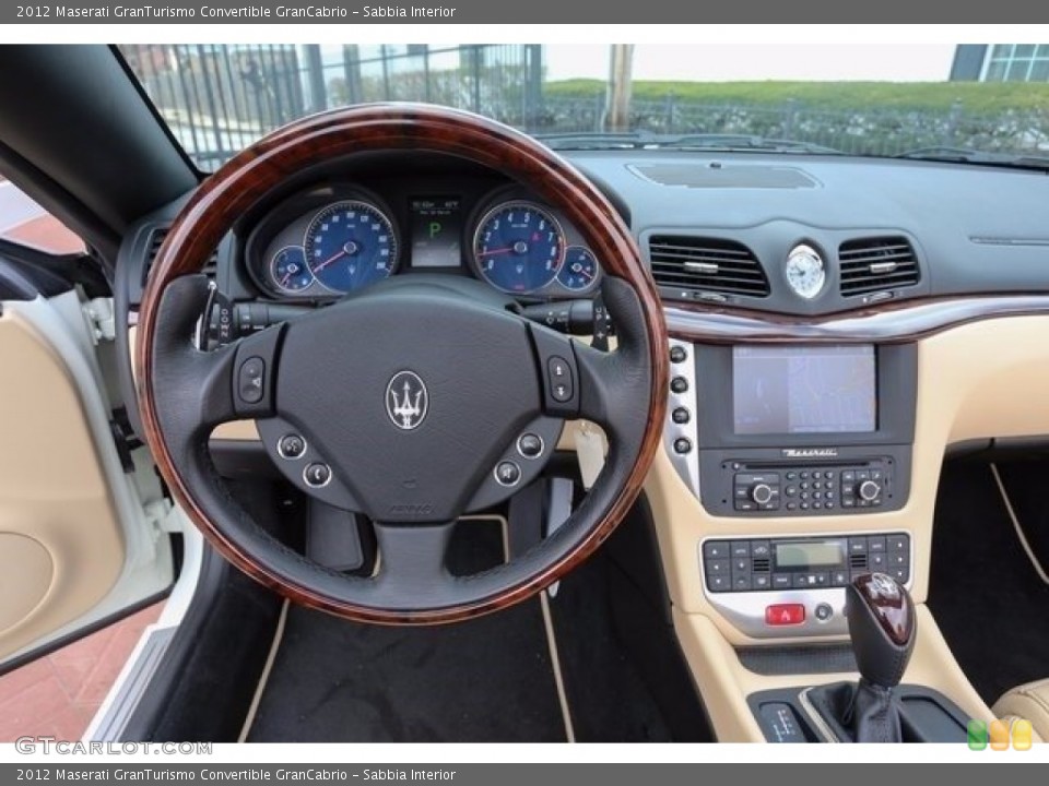 Sabbia Interior Dashboard for the 2012 Maserati GranTurismo Convertible GranCabrio #112448511