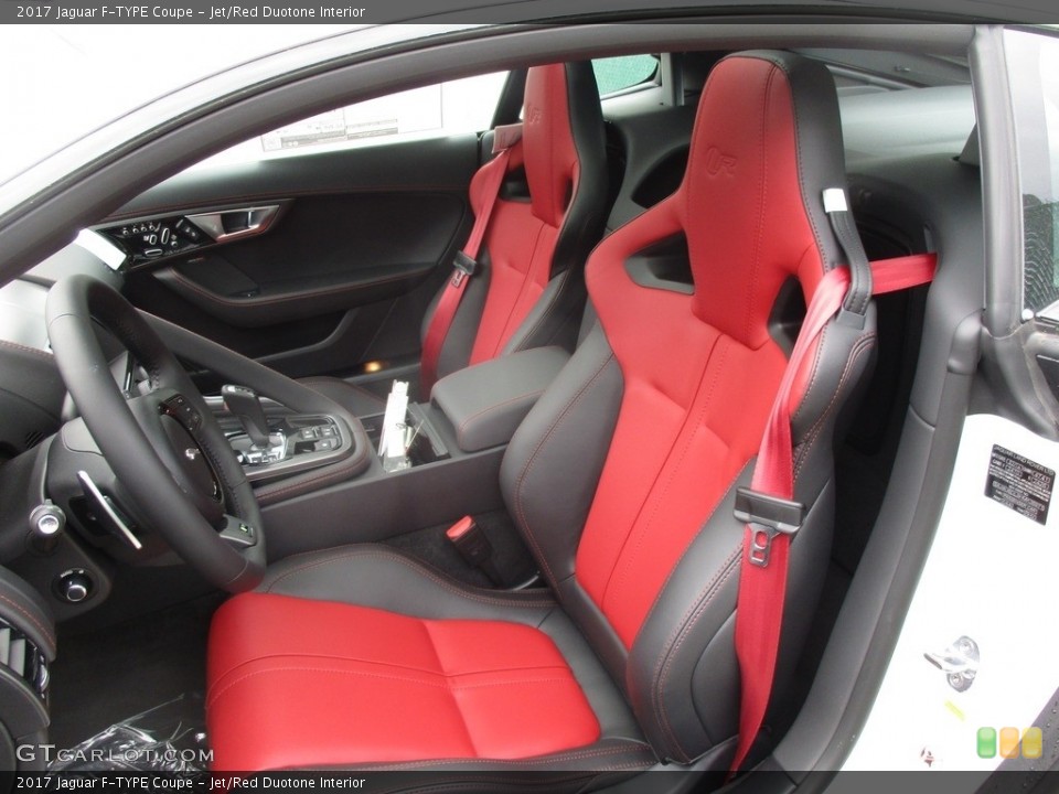 Jet/Red Duotone Interior Photo for the 2017 Jaguar F-TYPE Coupe #112456760