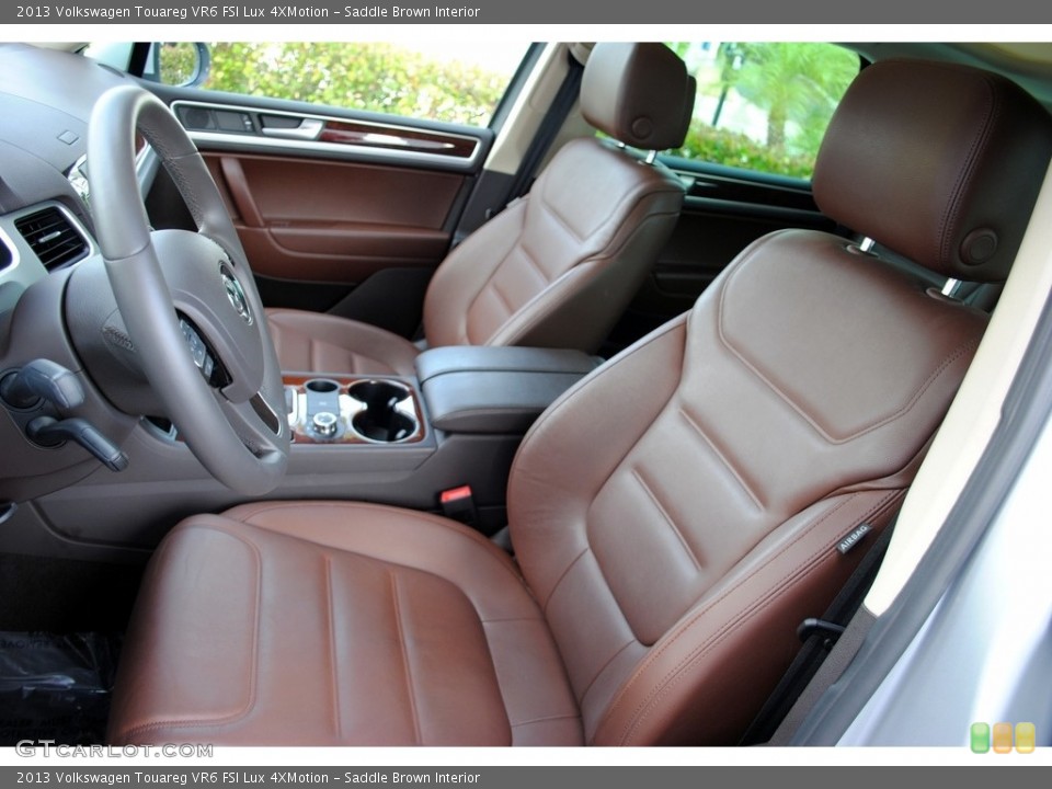 Saddle Brown Interior Front Seat for the 2013 Volkswagen Touareg VR6 FSI Lux 4XMotion #112471445