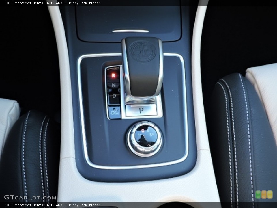 Beige/Black Interior Transmission for the 2016 Mercedes-Benz GLA 45 AMG #112491533