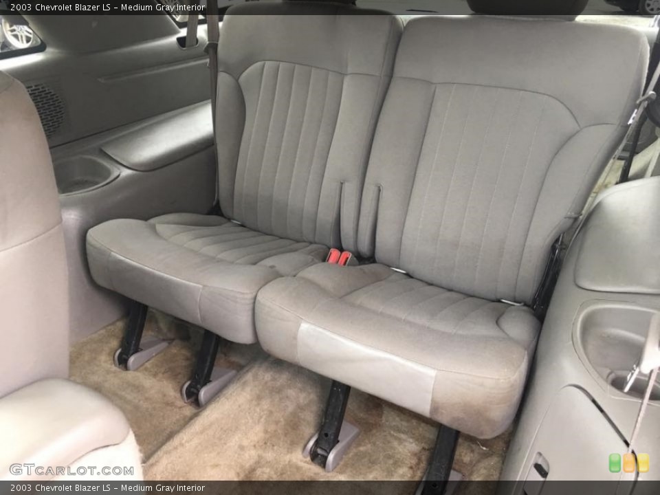 Medium Gray Interior Rear Seat for the 2003 Chevrolet Blazer LS #112506427