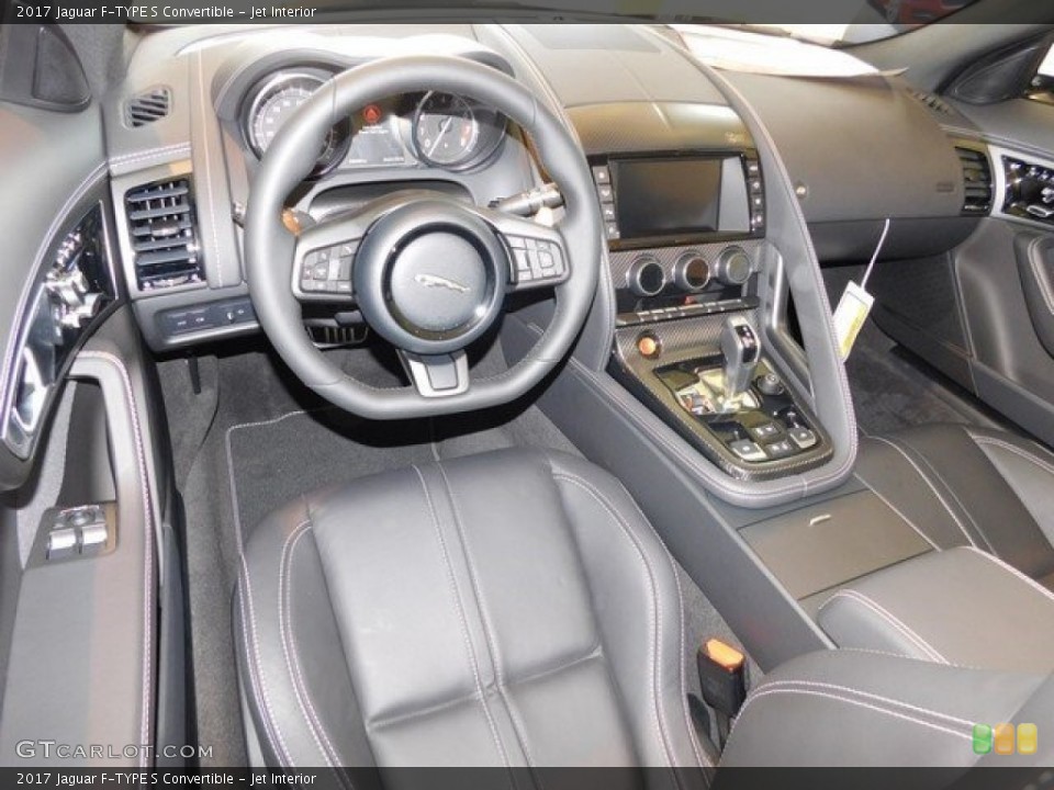 Jet Interior Prime Interior for the 2017 Jaguar F-TYPE S Convertible #112522107
