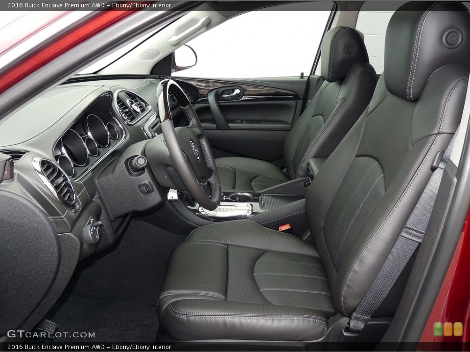 Ebony/Ebony Interior Photo for the 2016 Buick Enclave Premium AWD #112524575