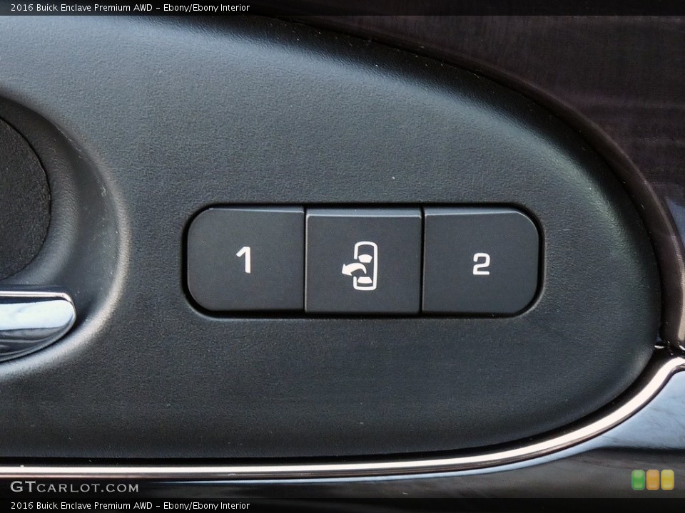 Ebony/Ebony Interior Controls for the 2016 Buick Enclave Premium AWD #112524725