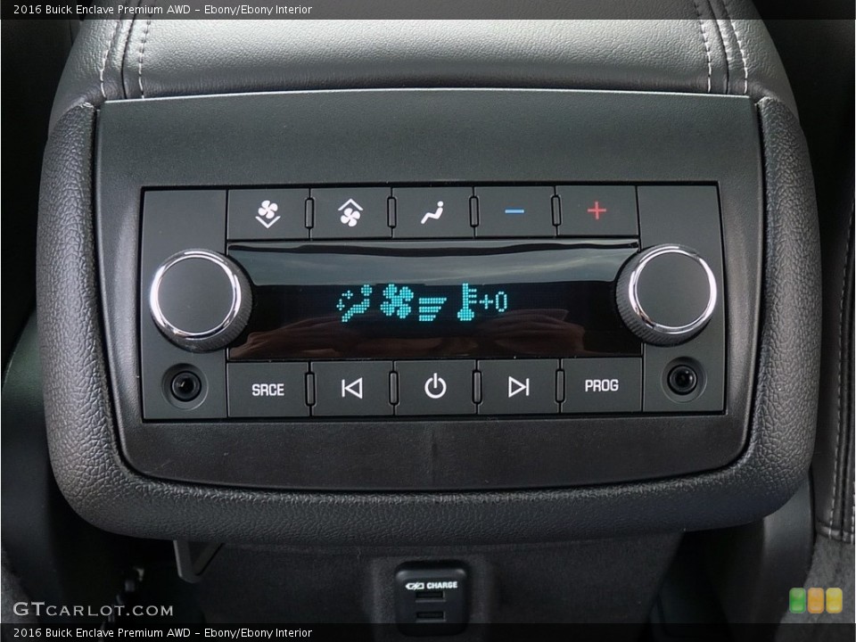 Ebony/Ebony Interior Controls for the 2016 Buick Enclave Premium AWD #112524935