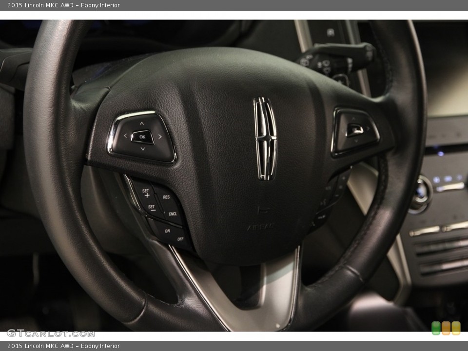 Ebony Interior Steering Wheel for the 2015 Lincoln MKC AWD #112532915