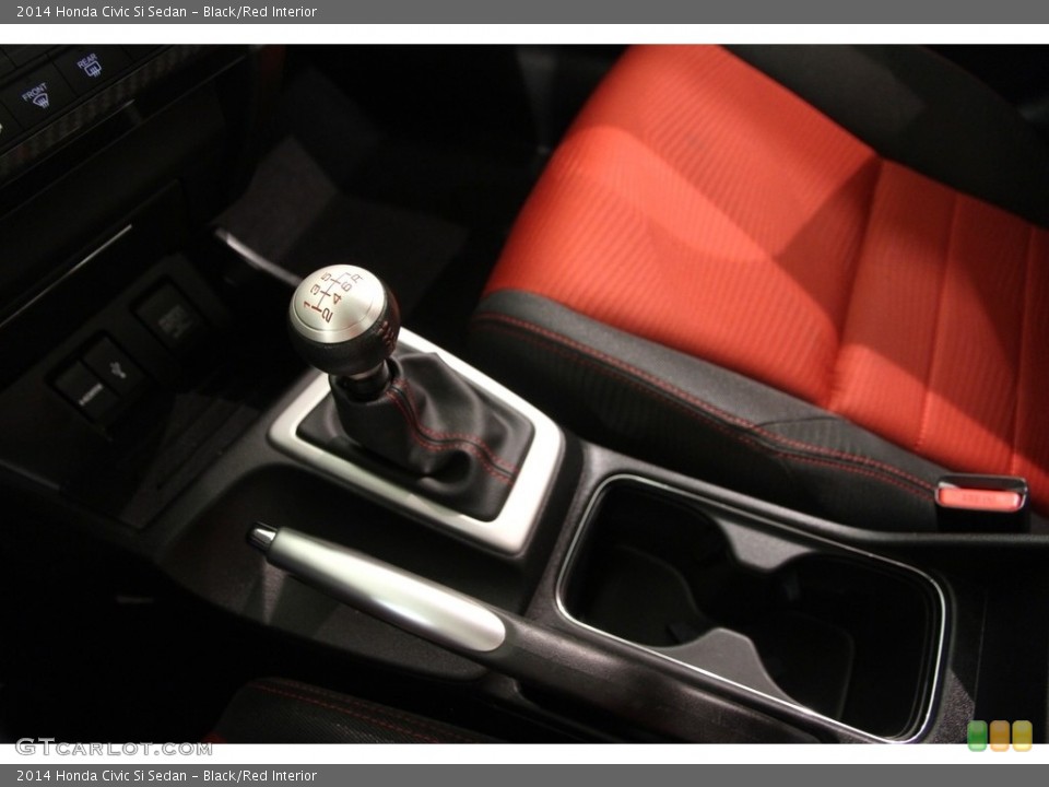Black/Red Interior Transmission for the 2014 Honda Civic Si Sedan #112533431