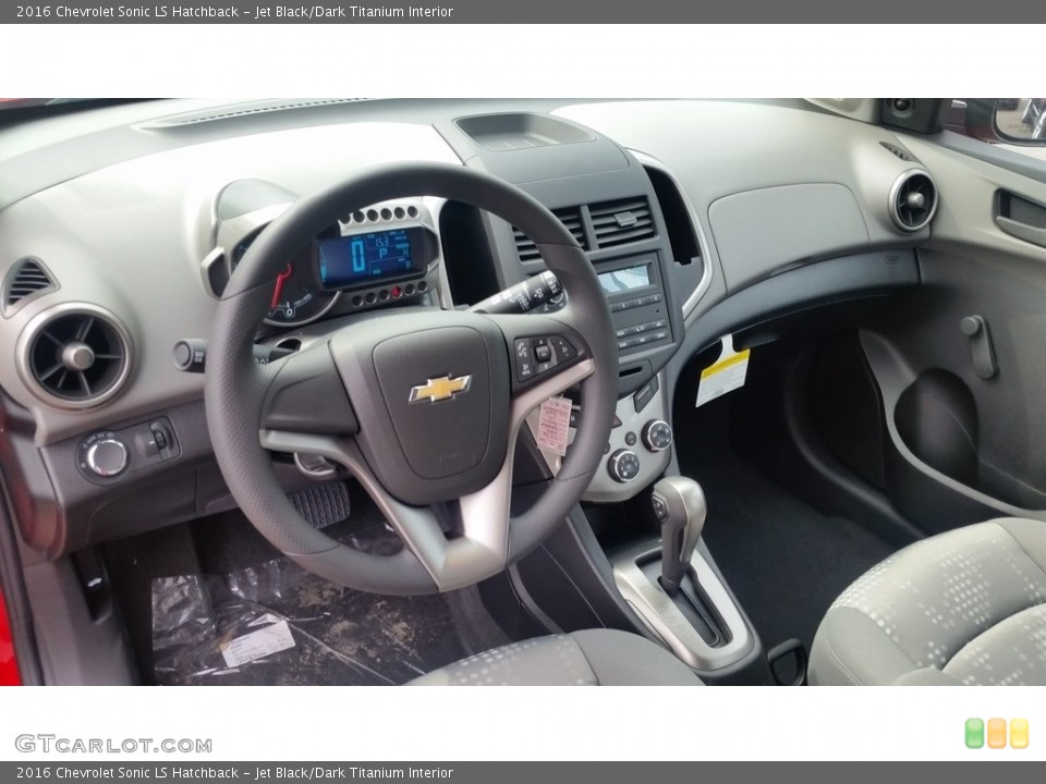 Jet Black/Dark Titanium Interior Photo for the 2016 Chevrolet Sonic LS Hatchback #112553563