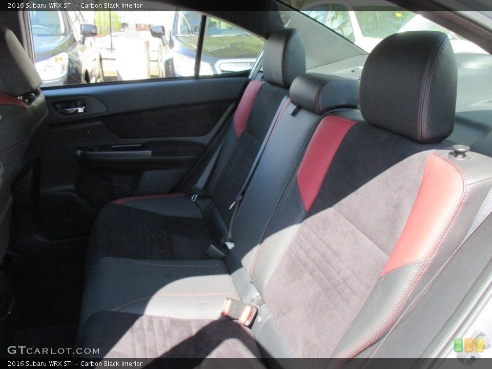 Carbon Black Interior Rear Seat for the 2016 Subaru WRX STI #112571917
