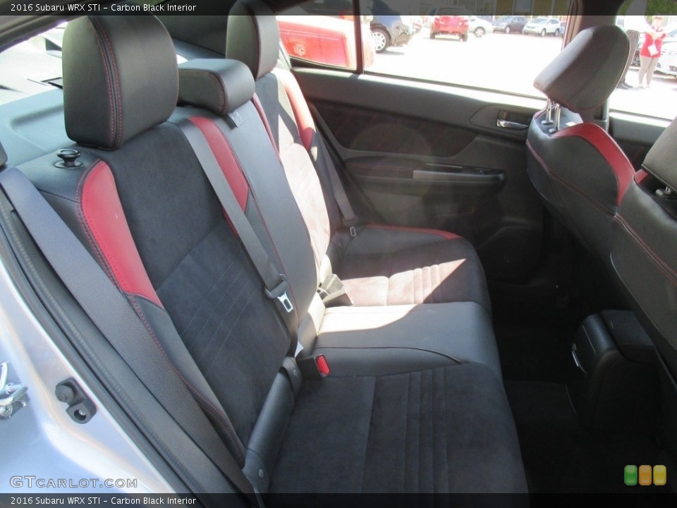 Carbon Black Interior Rear Seat for the 2016 Subaru WRX STI #112571965