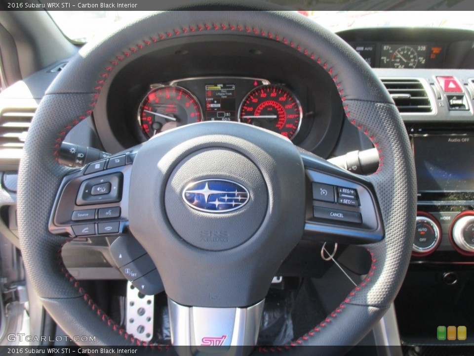 Carbon Black Interior Steering Wheel for the 2016 Subaru WRX STI #112572064